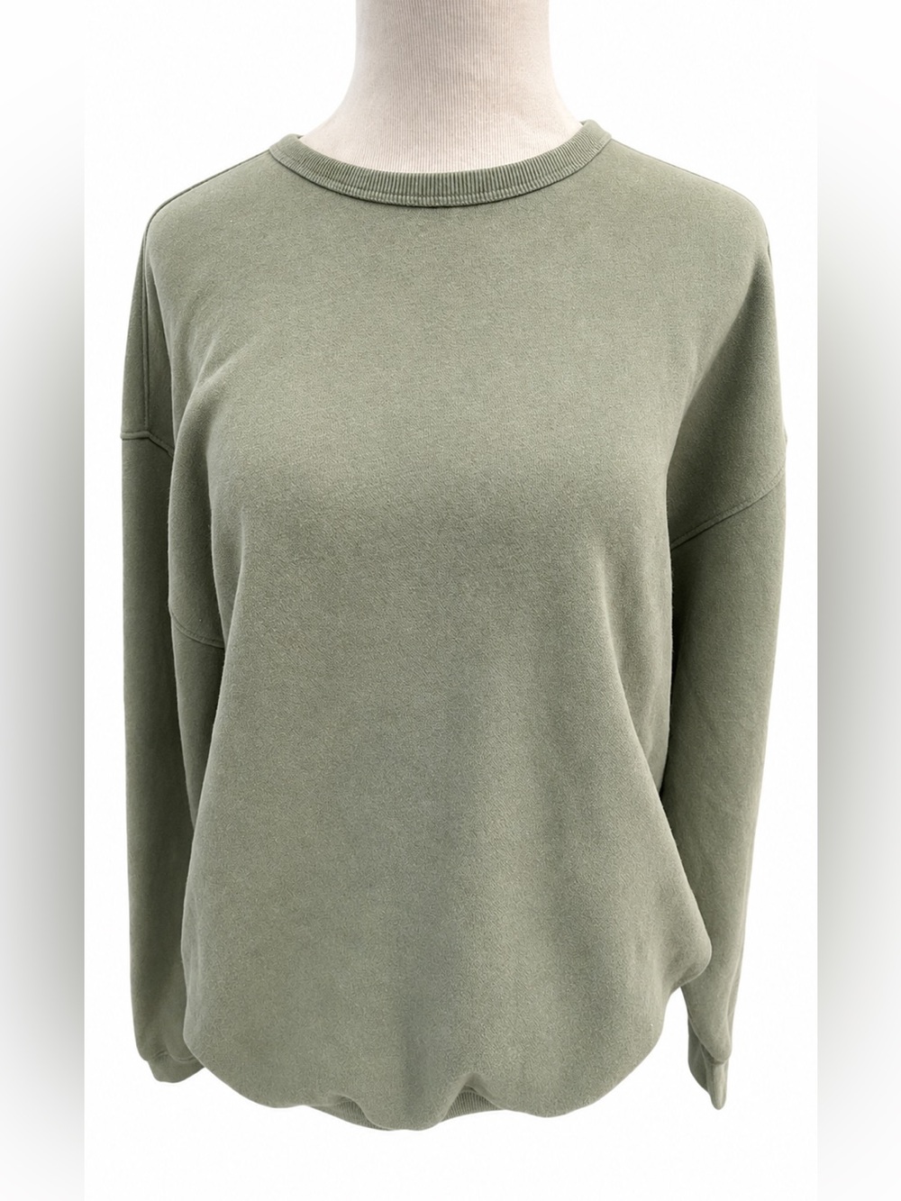 Hollister Olive Crewneck Pullover oversized fit size medium